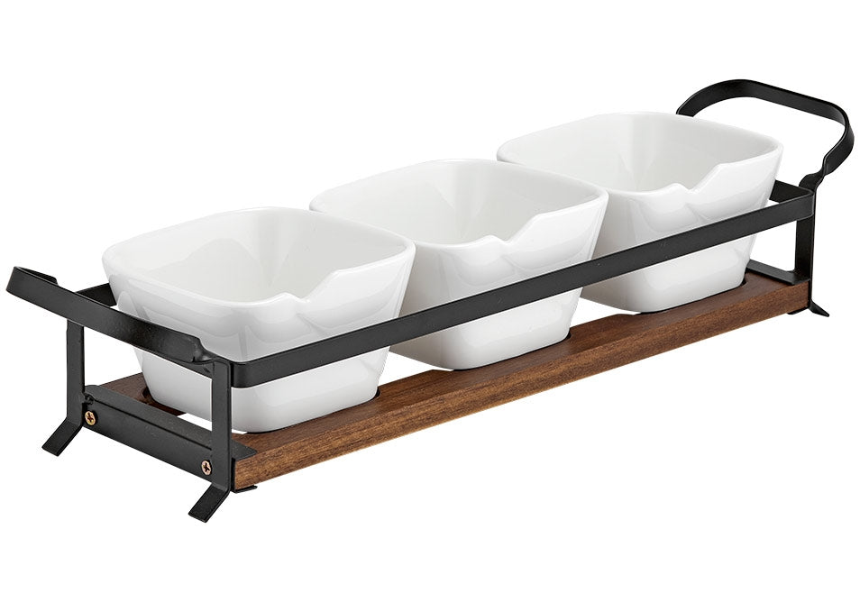 4-teilig Servier-Set