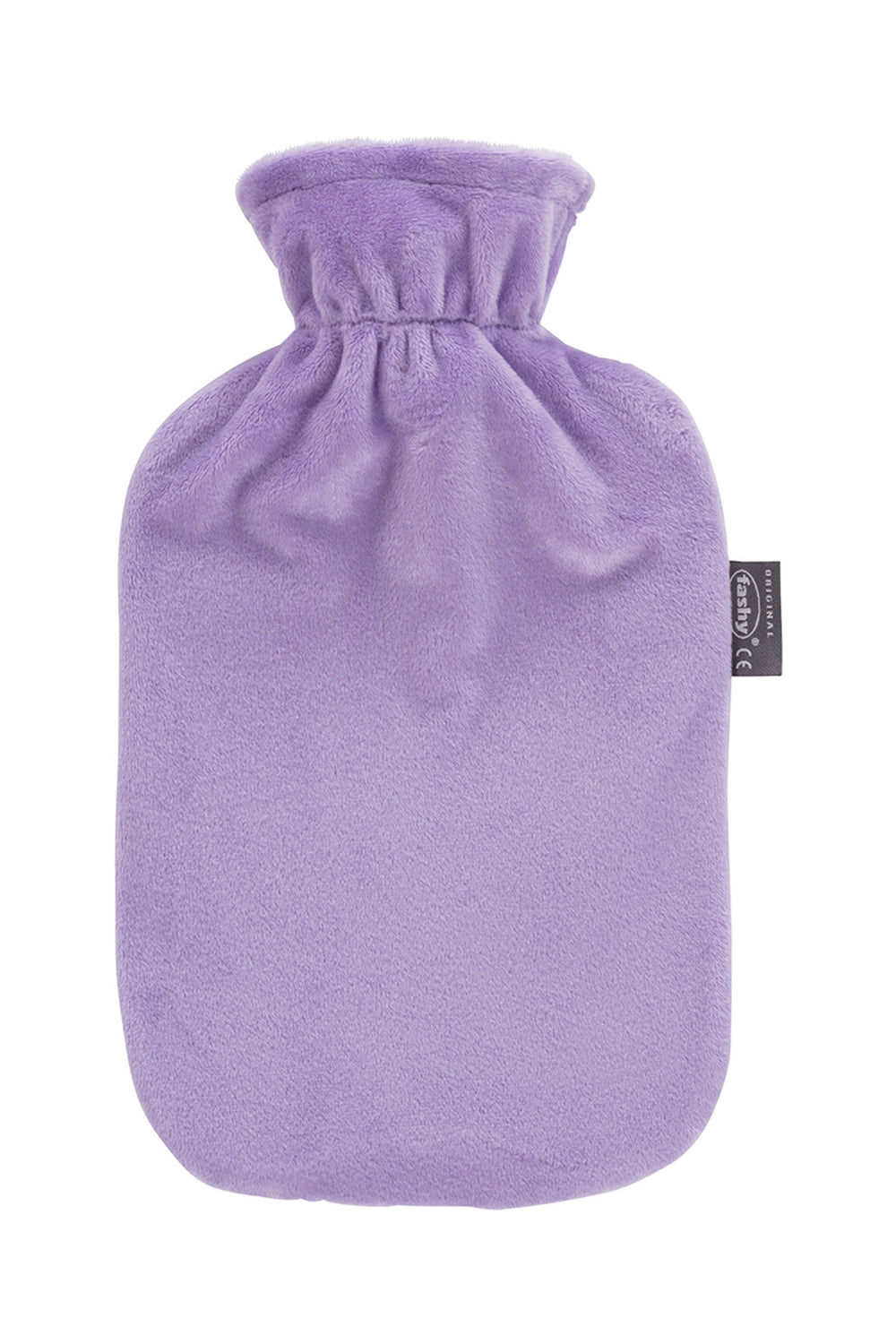 Wärmflasche mit Flauschbezug