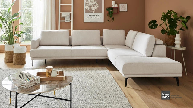 Helles Interliving Sofa im skandinavischen Stil für ein natürliches Zuhause