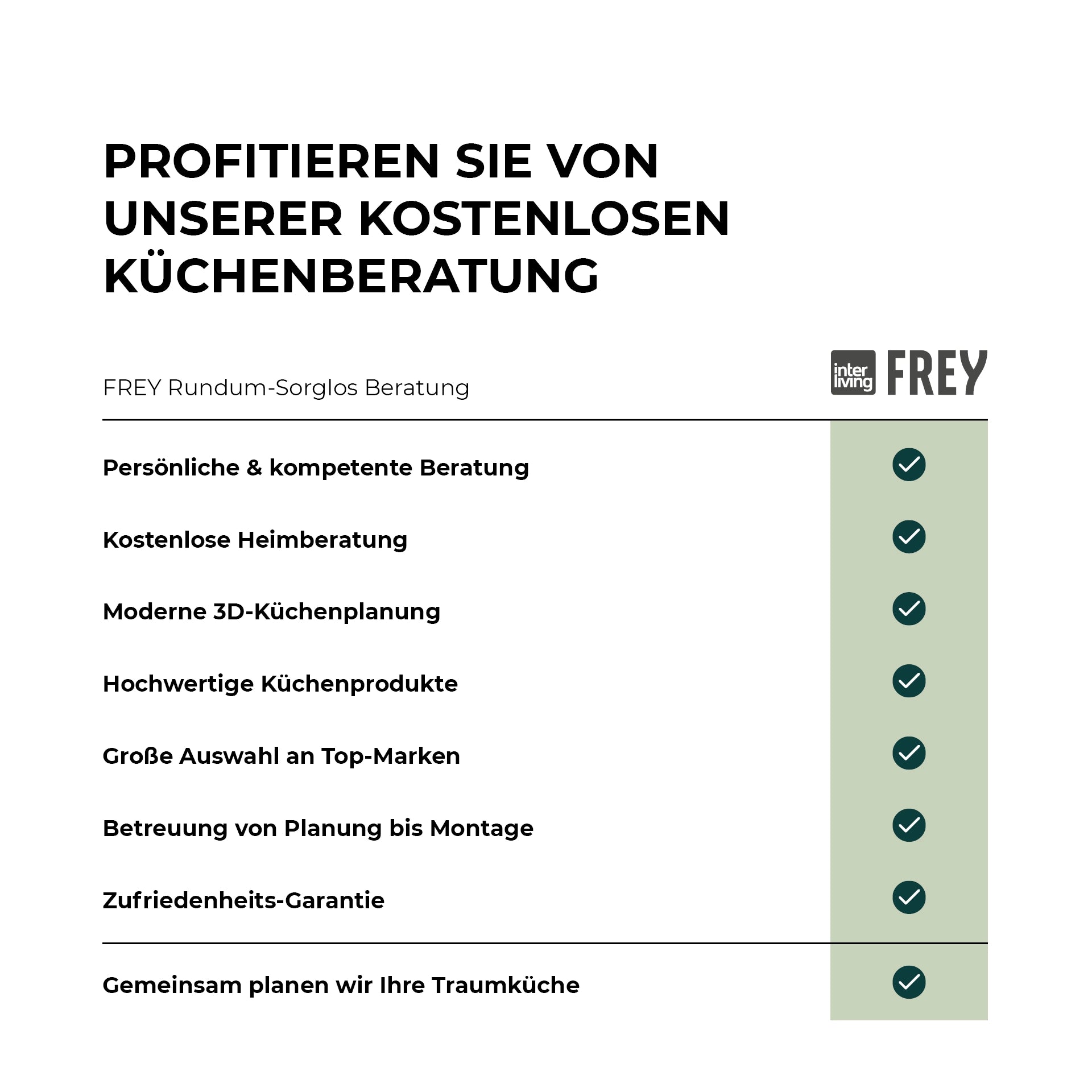 Vorteile der kostenlosen Möbelberatung bei FREY