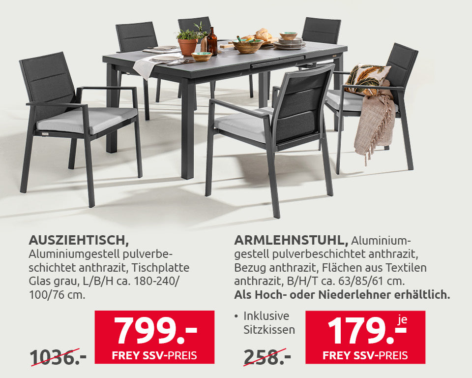 Gartenmöbel bei Interliving FREY – online & in Cham, Weiden & Marktredwitz