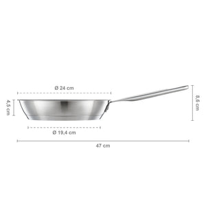 Bratpfanne 24cm  "All Steel"