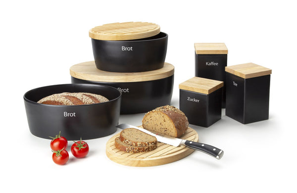Brottopf mit Holzdeckel
