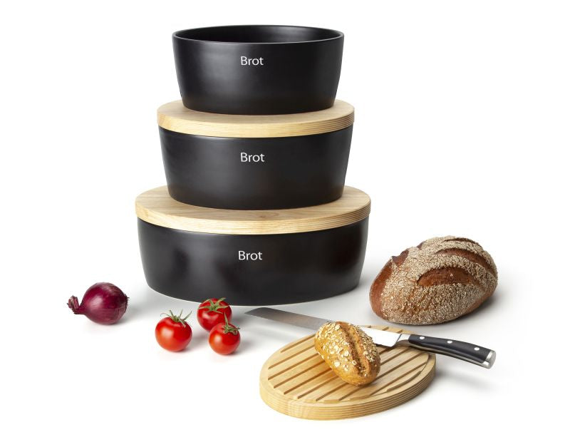 Brottopf mit Holzdeckel
