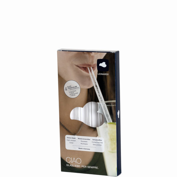 Glastrinkhalm-Set "Ciao"
