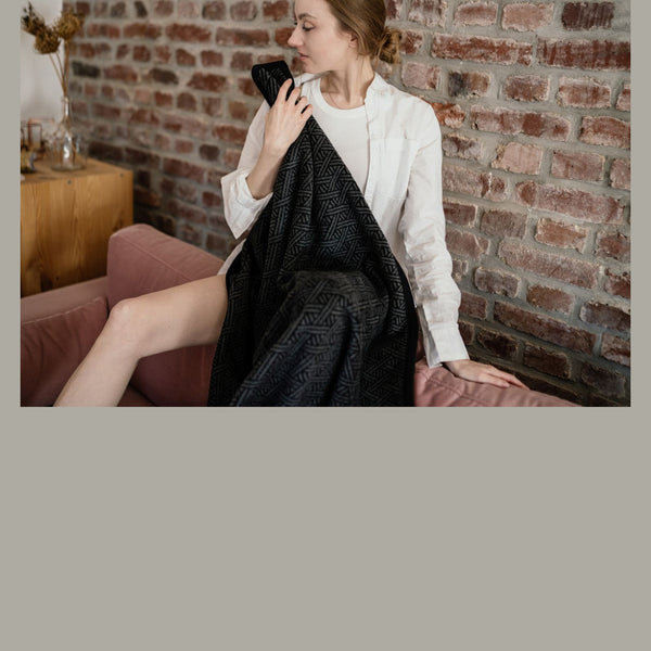 Jacquard Decke "Temi"