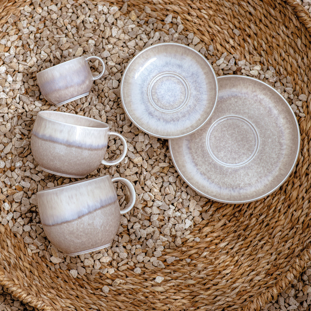 Kaffeetasse "Perlemor Sand"