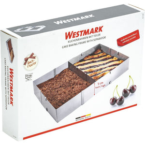 Kuchenrahmen mit Teiler