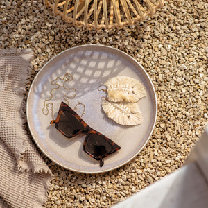Speiseteller "Perlemor Sand"