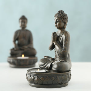 Teelichthalter "Buddha"