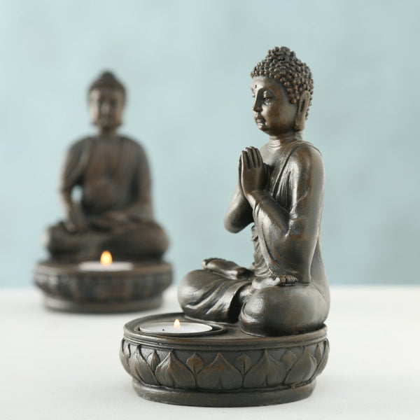 Teelichthalter "Buddha"