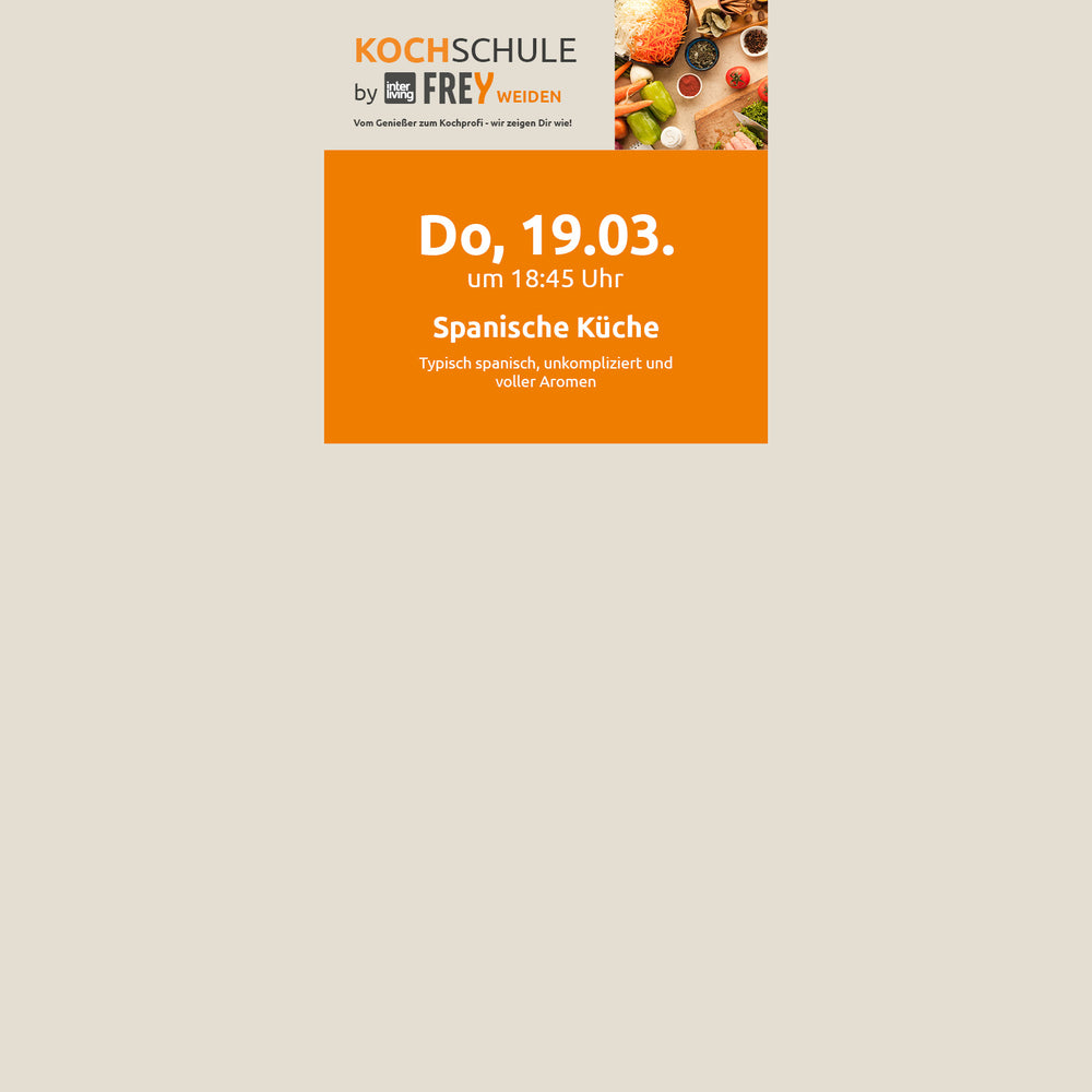 Ticket - Kochschule in Weiden