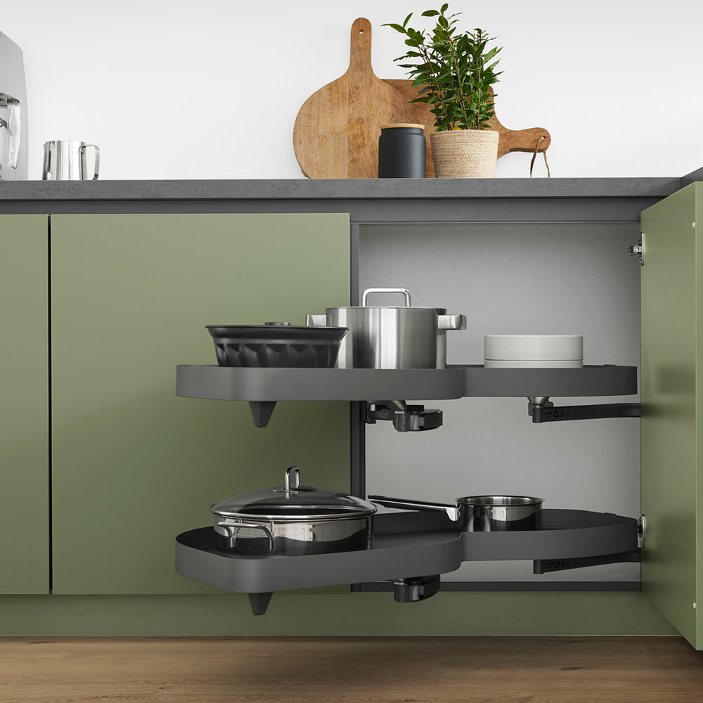 Culineo L-Küche in Olive 