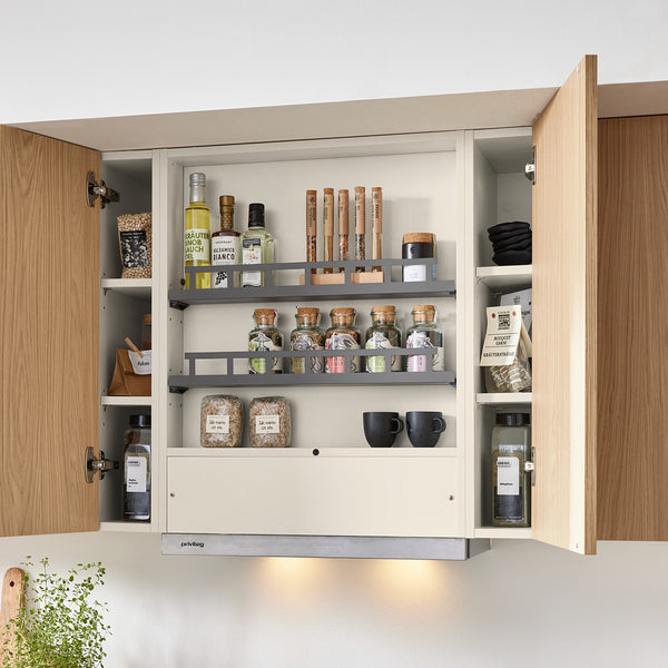 Culineo Küchenzeile in Magnolie Hängeschrank