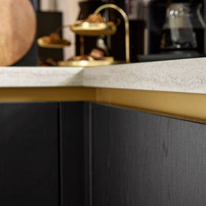 Culineo L-Küche modern in Schwarz Detailaufnahme