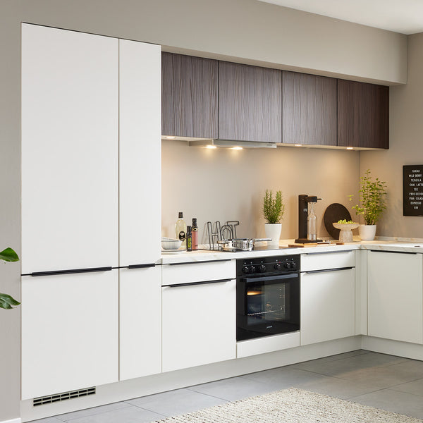 Culineo L-Küche in Weiß modern