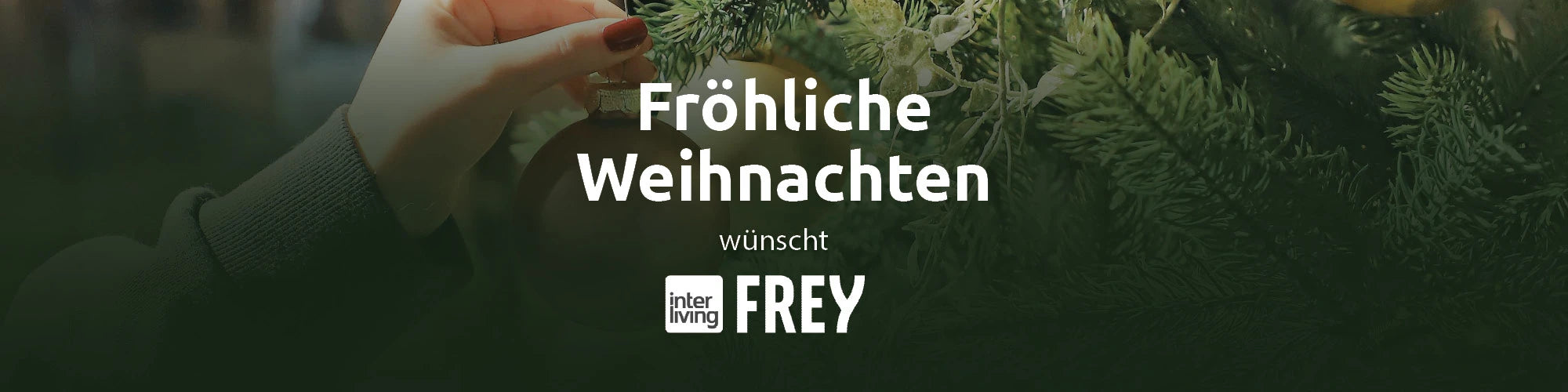 Fröhliche Weihnachten wünscht FREY