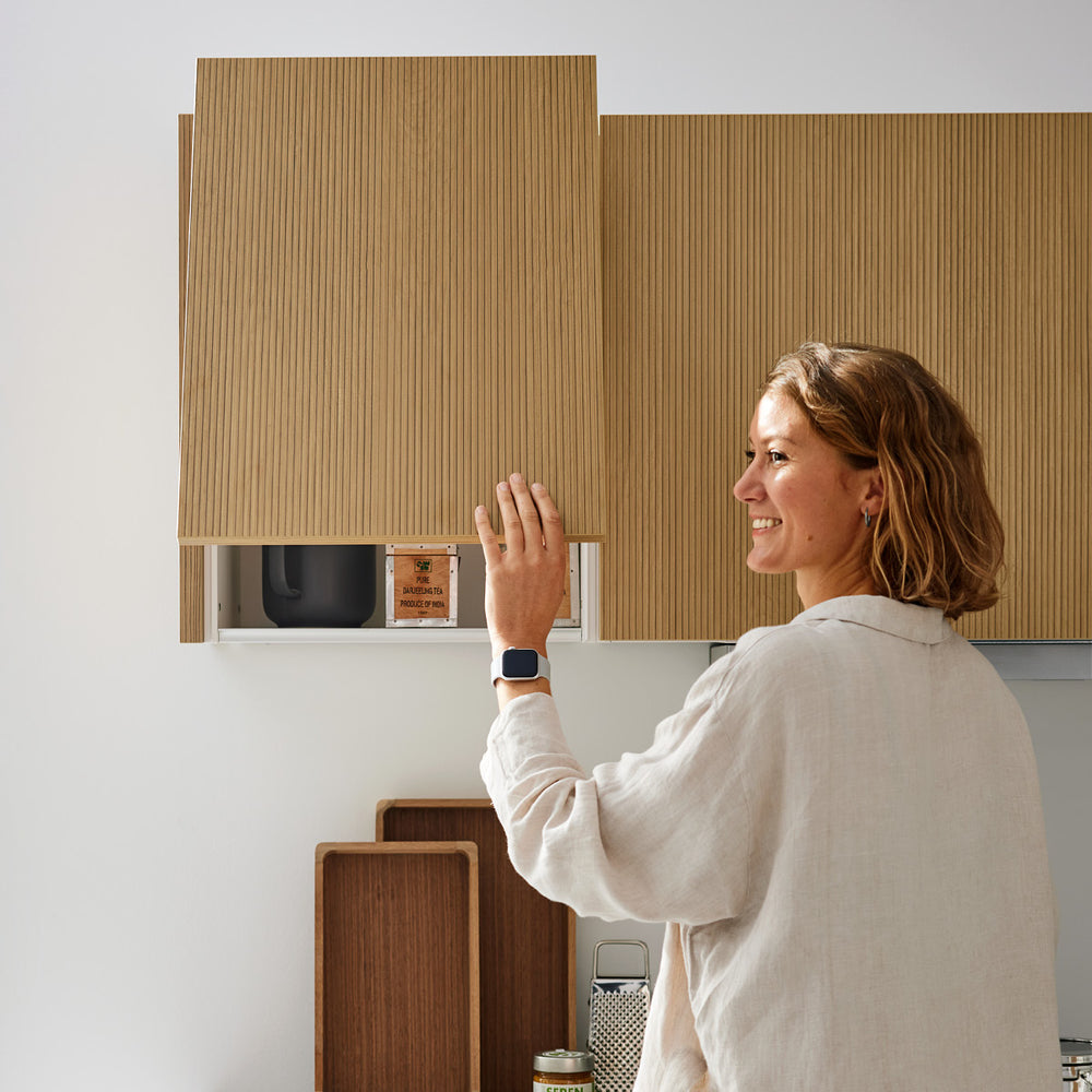 Interliving große L-Küche in Weiss