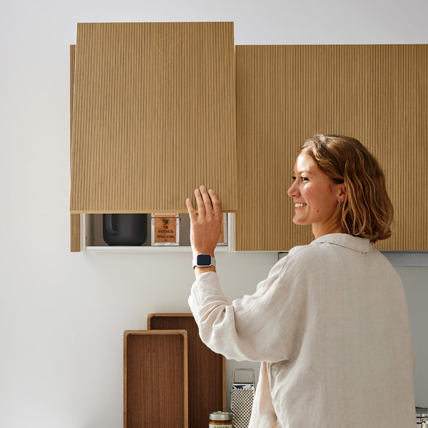 Interliving große L-Küche in Weiss