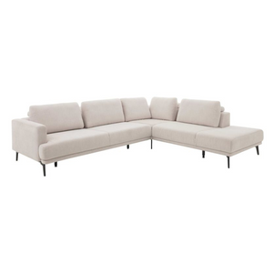 Seitenansicht des Interliving Serie 4450 Ecksofas mit niedrigen Rückenlehnen