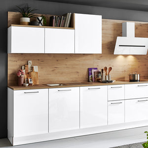 Nolte "Lux" Küchenzeige modern in Weiß