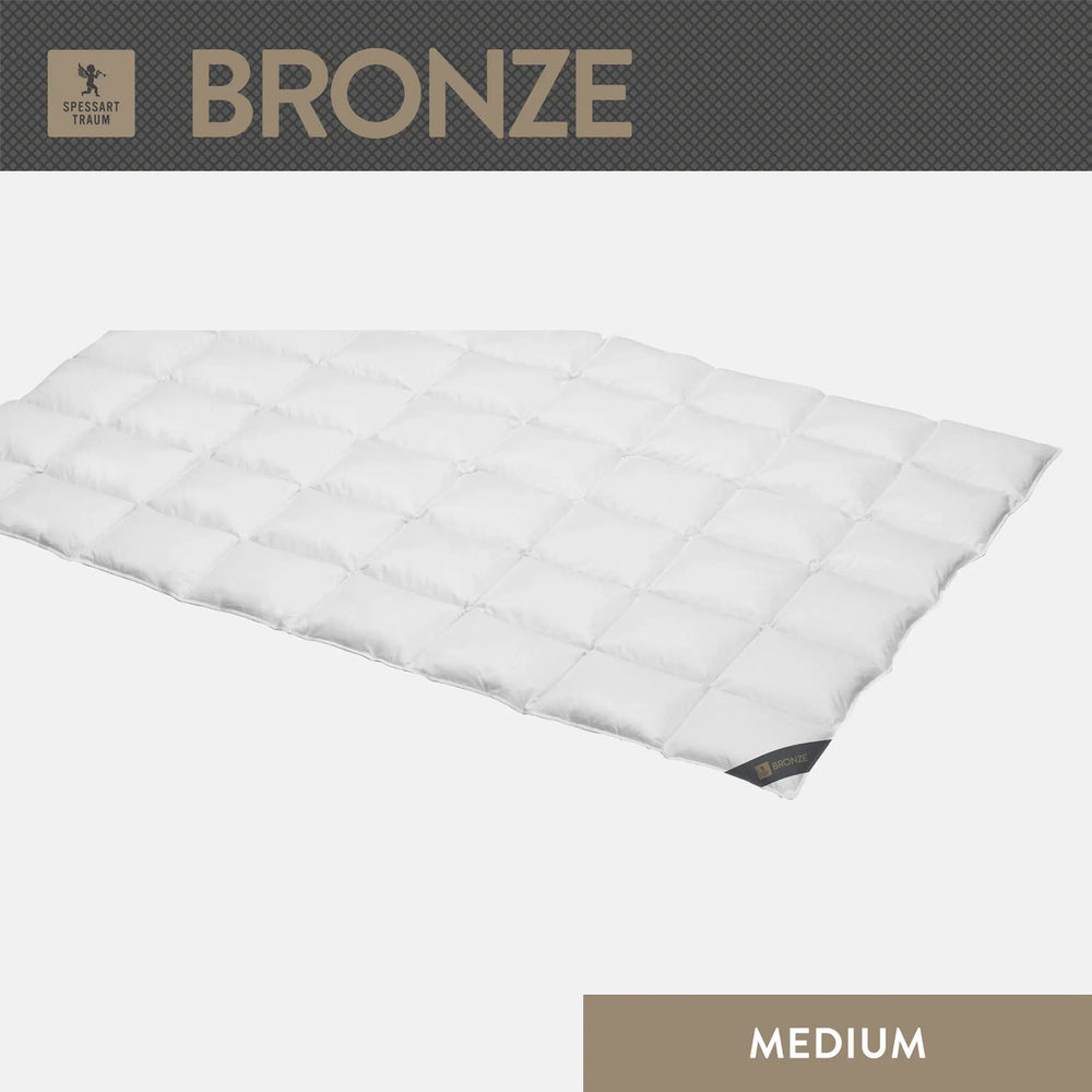 BRONZE Ganzjahres Daunendecke medium, 135 x 200 cm