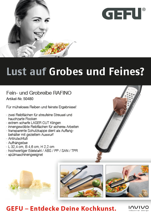 Fein- und Grobreibe "Rafino"