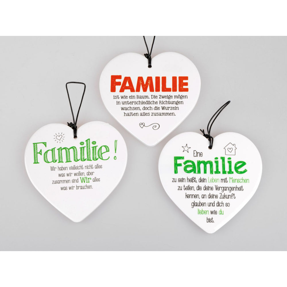 Herzhänger "Familie"