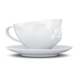 Kaffee-Tasse "glücklich"
