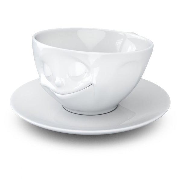 Kaffee-Tasse "glücklich"