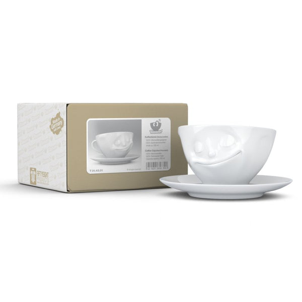 Kaffee-Tasse "glücklich"