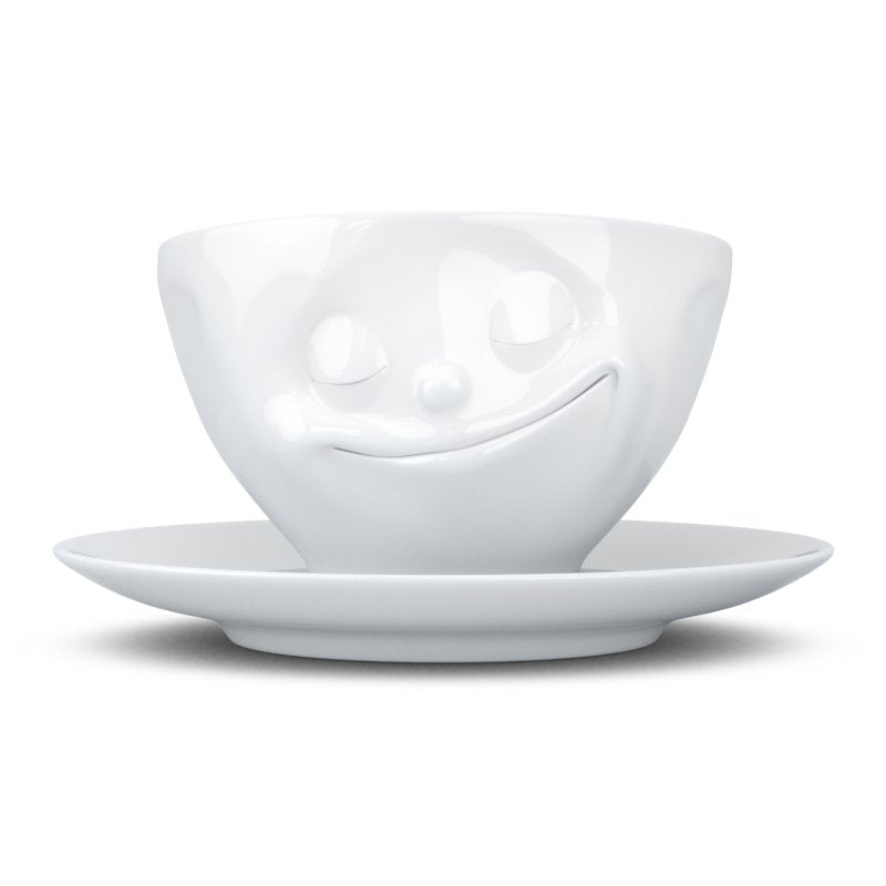 Kaffee-Tasse "glücklich"