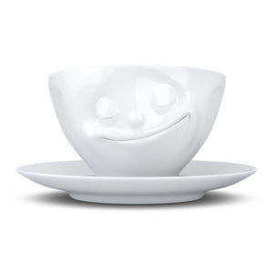 Kaffee-Tasse "glücklich"