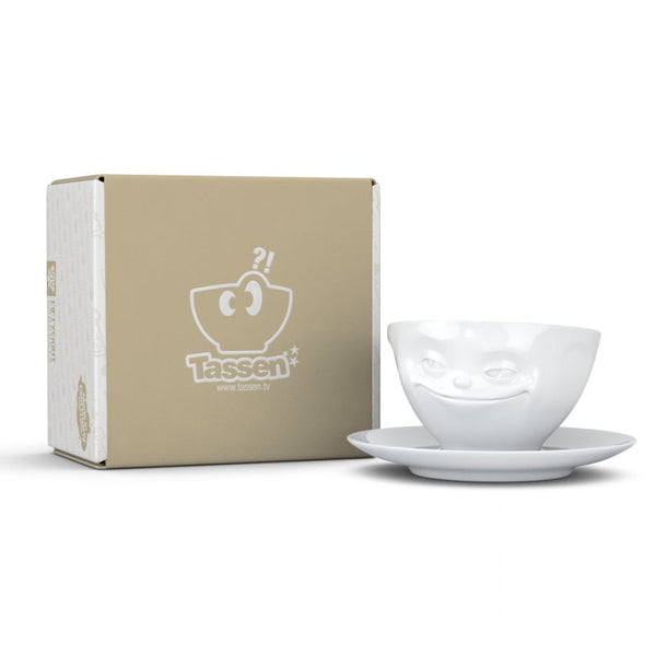Kaffee-Tasse "grinsend"