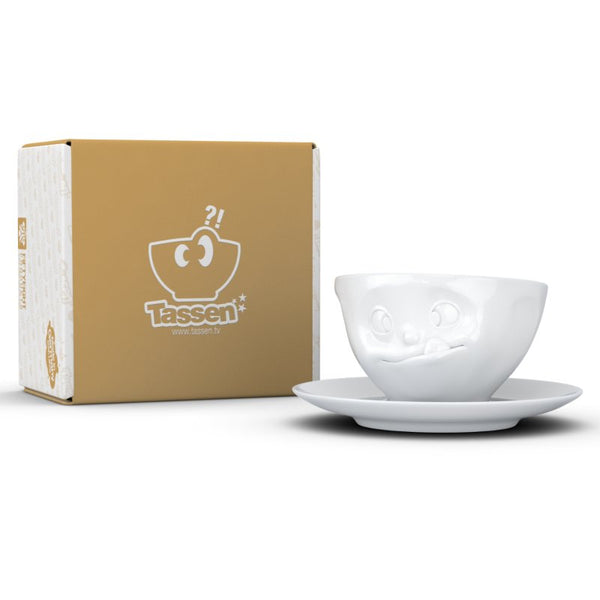 Kaffee-Tasse "lecker"