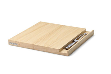 Käsebrett mit Messer