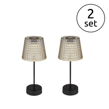 LED-Solarleuchte 2-er Set