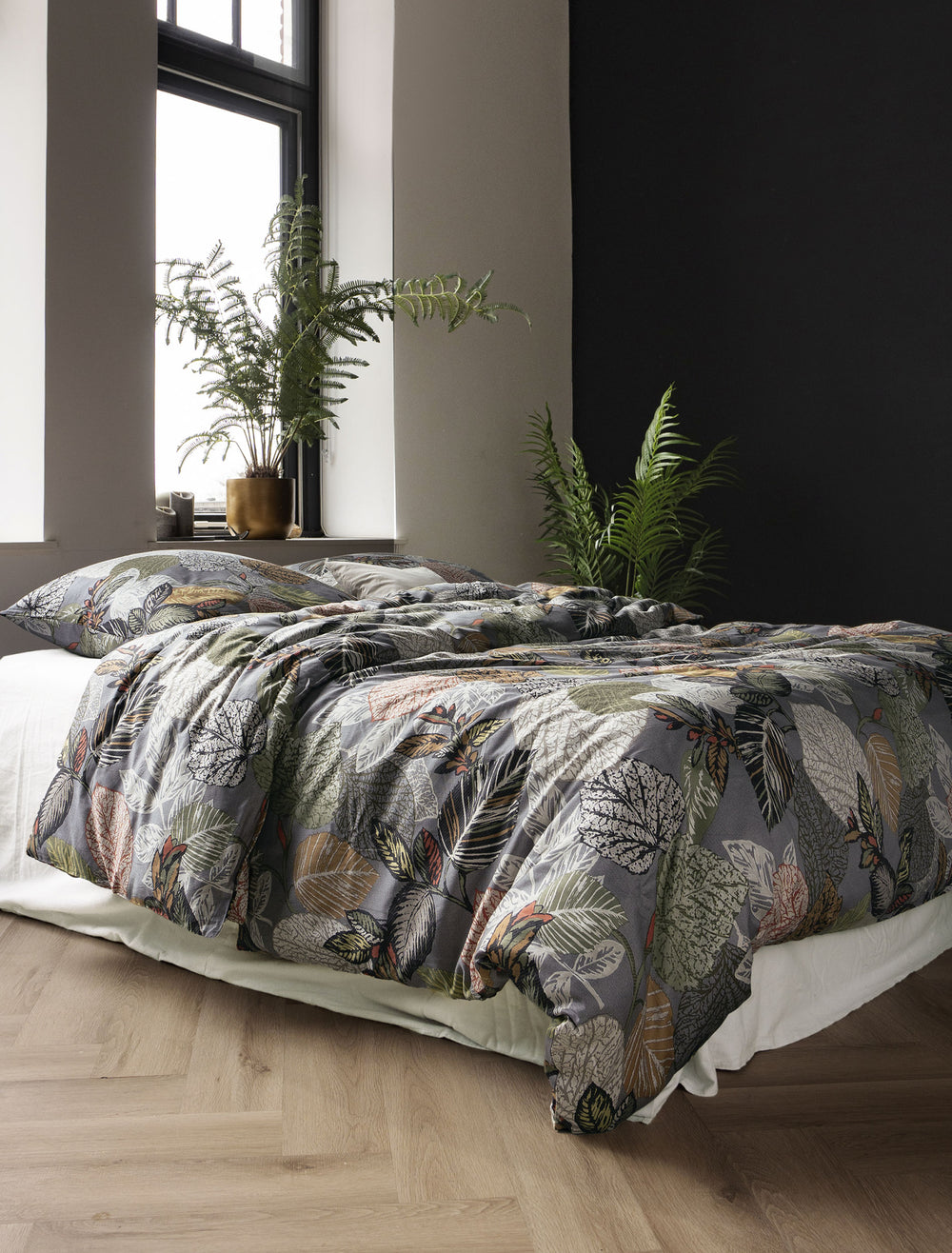 Mako-Satin Bettwäsche "Wave"