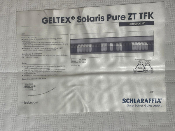 Matratze "Solaris Pure ZT TFK"