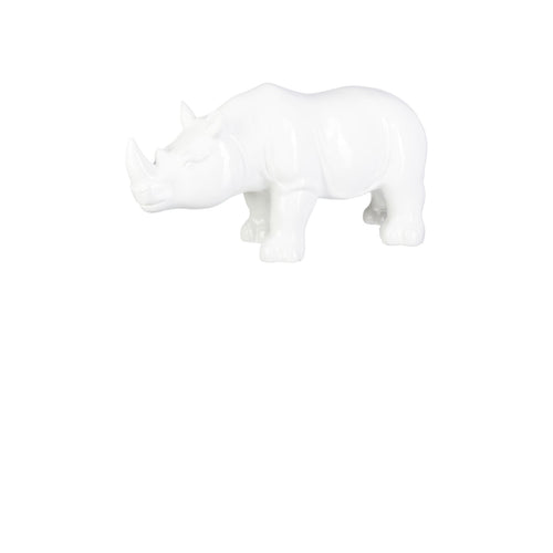 Polyresin Deko Rhinoceros