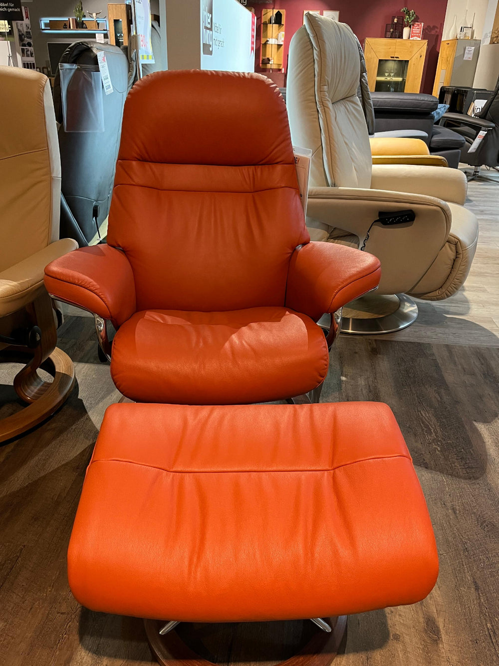 Sessel mit Hocker "Sunrise"