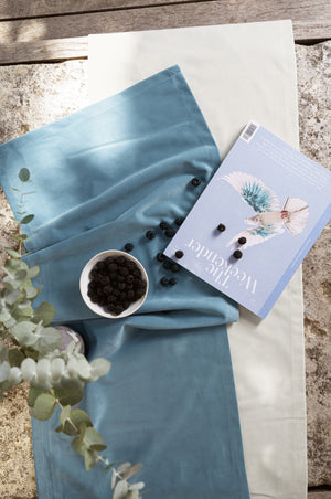 Tischläufer "Samt Uni"