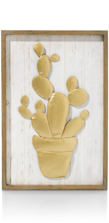 Wand Dekoration Cactus - 60 X 40 Cm