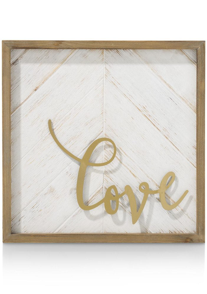 Wand Dekoration Love - 40 X 40 Cm