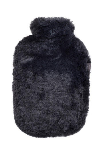 Wärmflasche mit Flauschbezug