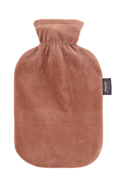 Wärmflasche mit Flauschbezug