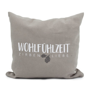 Zirbenkissen "Wohlfühlzeit"