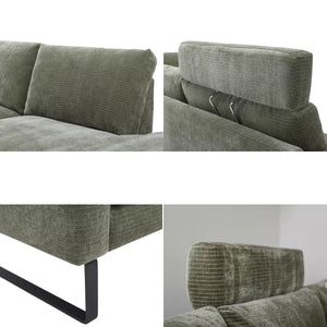 Roomio No. 4105 Eckkombination in olive
