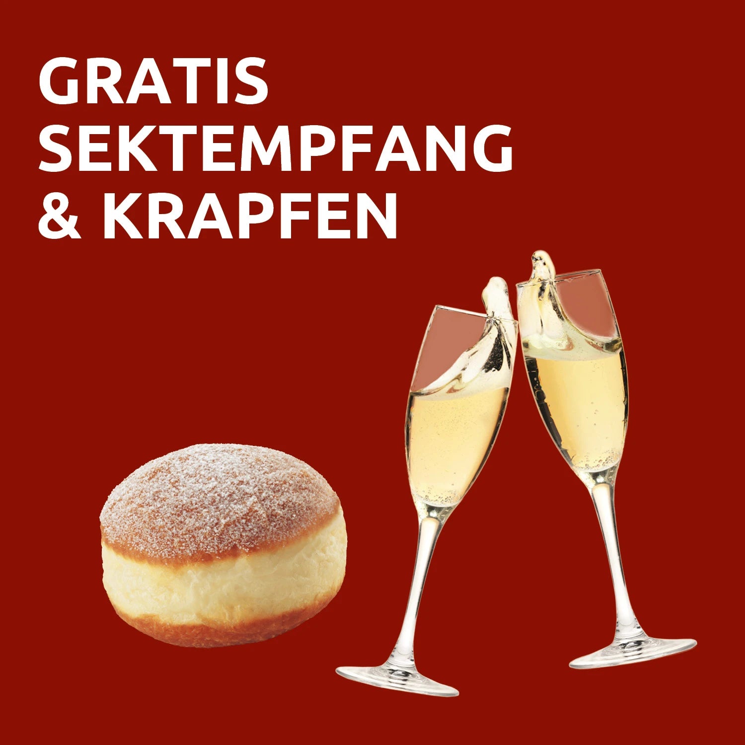 Küchen-Livetag Februar 2026 Sekt und Krapfen